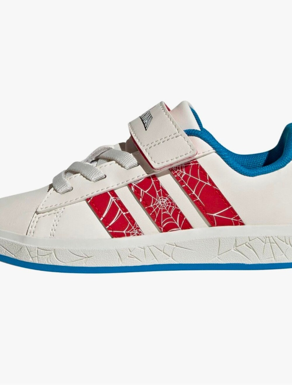 NWT Adidas Marvel Spider-Man Grand Court Sneaker Kids 6/Women 7.5